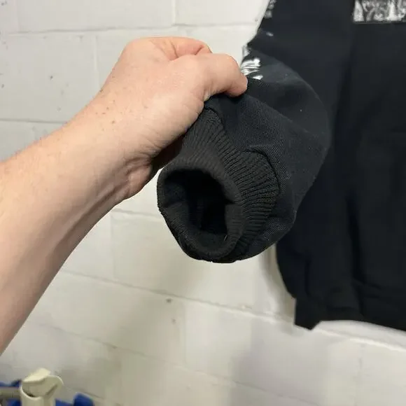 Y2K Carhartt Thermal-Lined Hooded Jacket “Black” Dark Throne - Picture 12 of 16